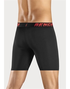 Функциональные боксеры (2 шт.) спортивного вида из микрофибры с более длинными штанинами, черный Bench