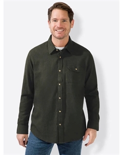 Рубашка с длинным рукавом, оливковый Catamaran