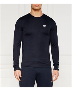 Лонгслив Regular Fit, темно-синий Ea7