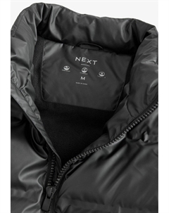 Зимняя куртка RUBBERISED HEATSEAL FUNNEL PUFFER, черный Next