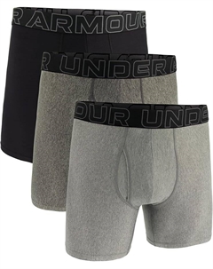 Боксеры 3-Pack Performance Tech Solid 6" Boxer Briefs, цвет Steel Under armour