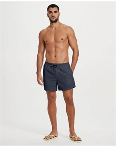 Однотонный мужской купальник-бермуды, темно-синий Only & sons