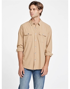 Рубашка Millie с длинными рукавами, цвет Toasted Taupe Guess factory