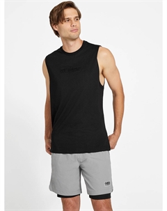 Майка с логотипом Morris, черный Guess factory