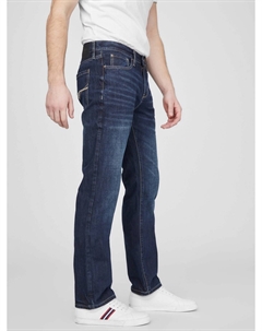 Узкие прямые джинсы Delmar, цвет Rowland Dark Wash Guess factory