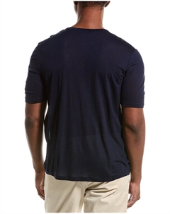 Футболка, синий Saint laurent