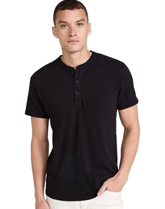 Мужская классическая футболка с короткими рукавами, черный Rag & bone