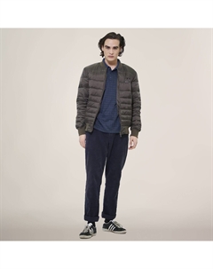 Мужская однотонная куртка-пуховик, оливковый Members only