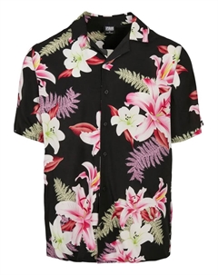 Рубашка с короткими рукавами " Men's Viscose AOP Resort Shirt" (1 шт.), цвет Darkjungle Urban classics