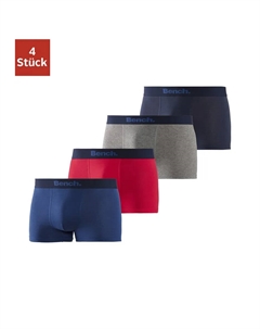 Боксеры "Боксеры мужские" (упаковка, 4 шт.), из смеси хлопка, красный Bench