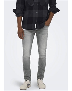 Узкие джинсы "ONSLOOM SLIM LBD 8263 AZG DNM NOOS", серый Only & sons