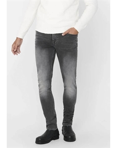 Узкие джинсы "LOOM SLIM", серый Only & sons