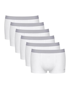 Hipster "мужские GO ABC 2.0 Hipster 6P" (накопительный пакет, 6 шт.), брюки ретро, белый Sloggi