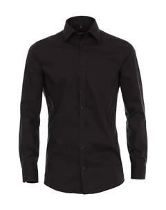 Деловая рубашка "Деловая рубашка удлиненные рукава 69см однотонная", черный Venti