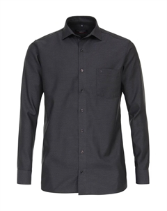 Деловая рубашка "Деловая рубашка однотонная", серый Casa moda