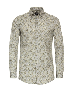 Деловая рубашка "Деловая рубашка принт", оливковый Venti