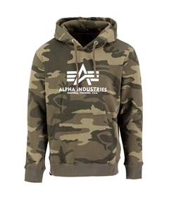 Толстовка " Мужчины - Толстовки Basic Hoody Camo", оливковый Alpha industries