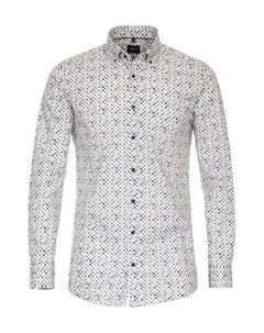 Деловая рубашка "Деловая рубашка принт", синий Venti