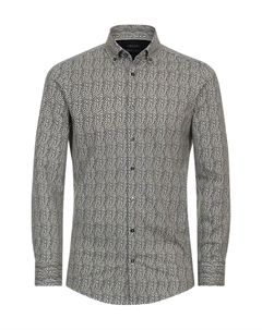 Деловая рубашка "Деловая рубашка принт", оливковый Venti