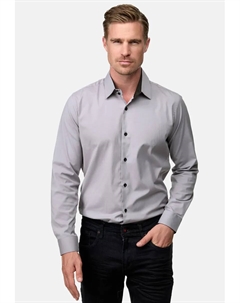 Рубашка с длинными рукавами, жилетом и галстуком, серый Rusty neal