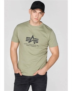 Футболка " Мужская - Футболки Базовая футболка", оливковый Alpha industries