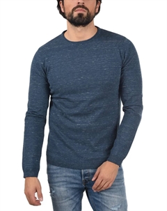 Свитер смесовой вязки " BHAdrian", цвет Dark Denim Blend