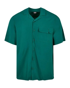 Рубашка с длинными рукавами " Men's Viscose Camp Shirt" (1 шт.), зеленый Urban classics