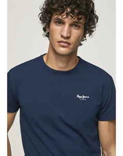 Рубашка с круглым вырезом, цвет морской волны Pepe jeans
