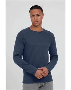 Свитер смесовой вязки " BHAdriano", синий Blend