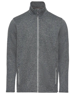 Вязаная флисовая куртка, без капюшона, с воротником стойкой, серый Killtec