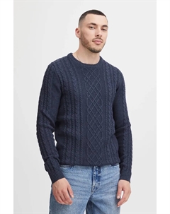 Свитер с круглым вырезом " PRJamal", синий 11 project