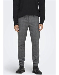 Брюки-чиносы "MARK CHECK PANTS", цвет Limestone Only & sons