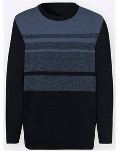 Классический свитер с круглым вырезом "Пуловер", синий Classic