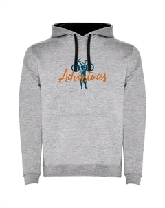 Худи Adventures Two-Colour, серый Kruskis