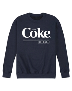 Мужской флисовый свитшот с рисунком Coca-Cola Drink Coke Enjoy Licensed character