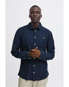 Рубашка с длинными рукавами из смесового материала " BHShirt", цвет Dress Blues Blend