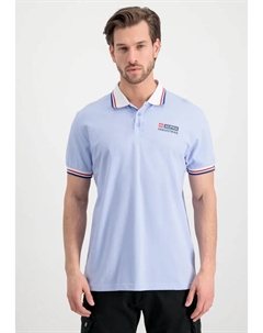 Рубашка-поло " Мужчины - Рубашки-поло контрастного поло", голубой Alpha industries