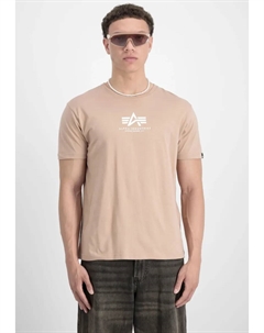Рубашка с круглым вырезом "Basic T ML", коралловый Alpha industries