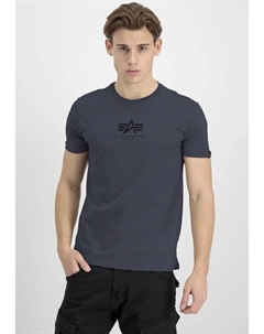 Рубашка с круглым вырезом "Basic T ML", черный Alpha industries