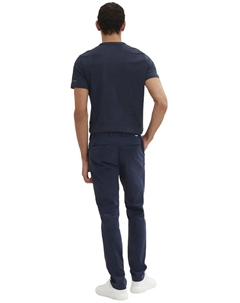 Брюки-чиносы повседневного приталенного кроя, синий Tom tailor