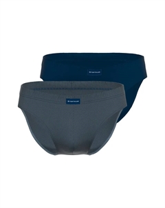 Мини-Трусы "Kentucky" (2 шт. в упаковке), облегающего кроя, цвет Blau-Dunkel-Streifen Tom tailor