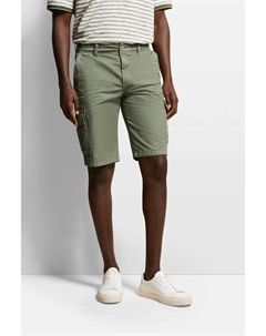 Шорты-бермуды с накладными карманами, цвет Moos Bugatti