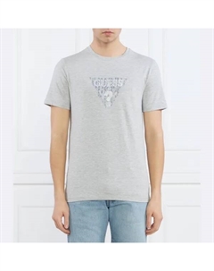 Футболка из нержавеющей стали, СС, угадайте, гео, триа облегающий крой, серый Guess
