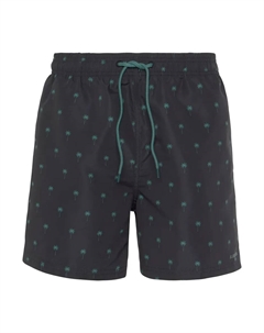 Шорты для плавания с изображением пальмы, черный S.oliver