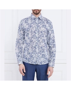 Льняная рубашка Hanson, синий Joop