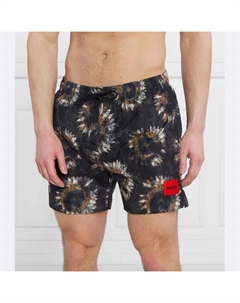 Тканевые шорты для плавания Maks стандартного кроя, хаки Hugo