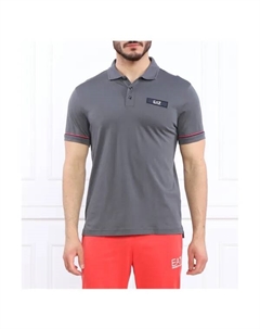 Рубашка поло стандартного кроя, серый Ea7