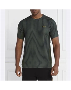 Футболка стандартного кроя, зеленый Ea7