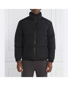 Пуховик Biron стандартного кроя, черный Hugo