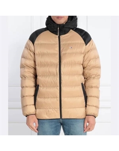 Легкий пуховик стандартного кроя, коричневый Tommy hilfiger